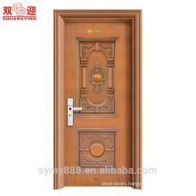 Steel security door for home exterior teak wood door design